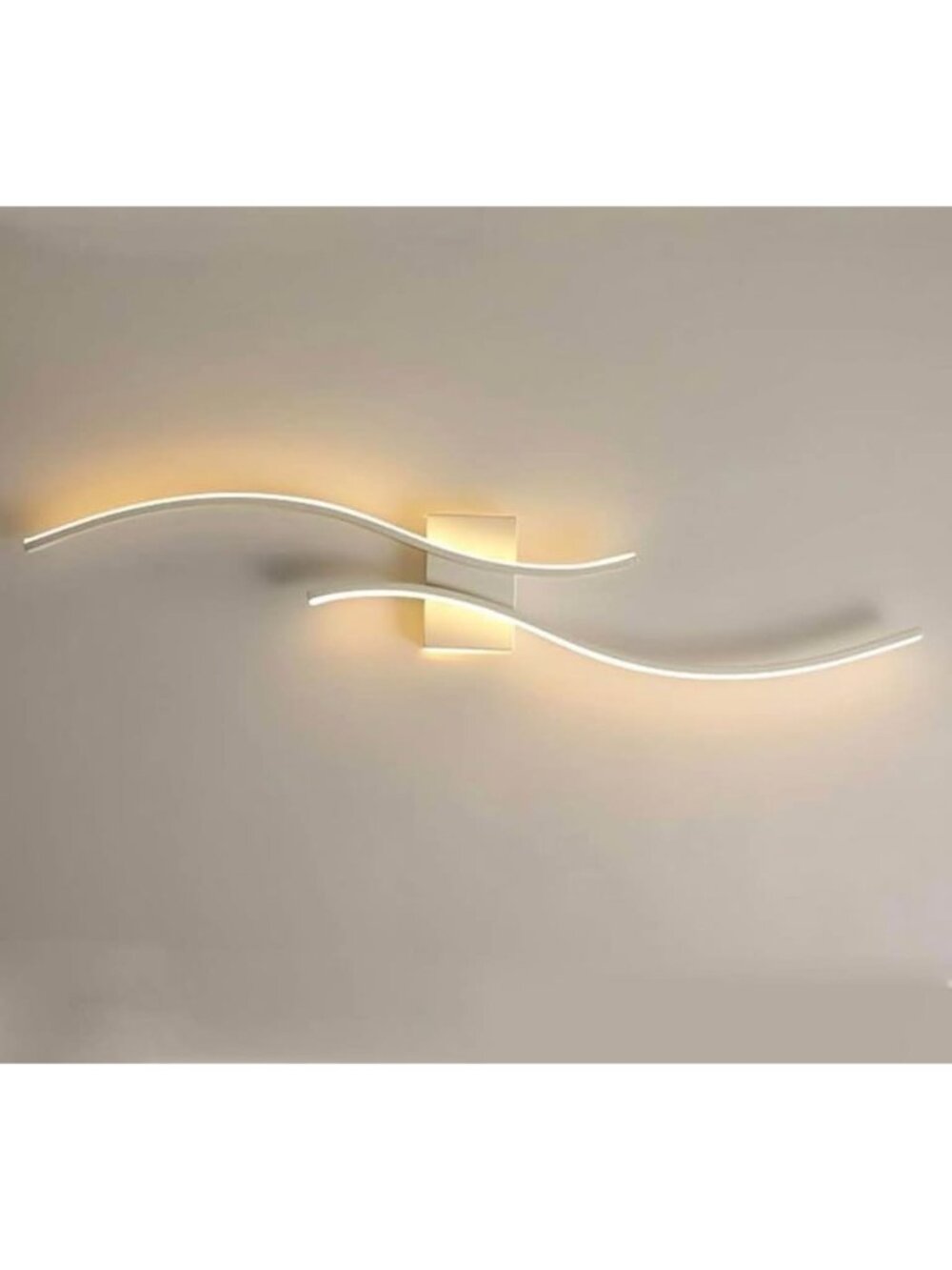 NEW! Wall Light Arc/Wave Chrome LED Sconce, Modern, 24”